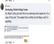 Pittsford Village mayor calls Village Trustee f** maggot in email, then mistakingly cc's him! from karnataka kannada village girl sex hot sex xxx videos all rights downloads
