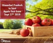Himachal Pradesh is celebrating Apple Fest for two days on the 27th and 28th of September 2019 to create a brand for Himachal Apples at the International level.. visit:- http://bit.ly/2Rodciy #travelnews #himachalpradesh #applefest #mollysonholidays from poonam himachal