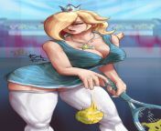 Sexy Rosalina Tennis Player [Mario Tennis Aces] from tennis plea