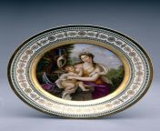 Dessert Plate with the Allegorical Composition "Hope Feeds Love" from the Imperial Porcelain Factory, Imperial Russia, 1819 - 1822 from meg imperial sex scenes