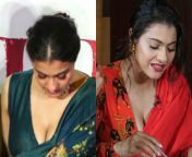 This woman Kajol has trapped billions of us inside her blouse...Wish when we gonna see those humongous tankers in their full glory from kajol devgan nangi