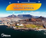 Discover the glorious South Africa with Safari Tours, Scenic Landscapes and many more.... Here is Top 5 places to visit in South Africa. from film africa